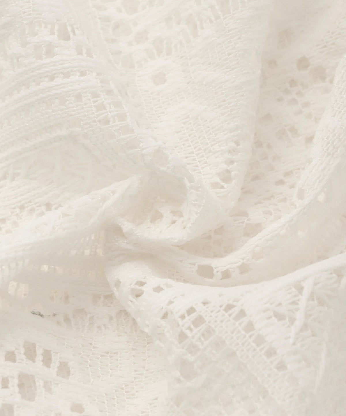 上品 レース リゾート 透け感/アイボリー/M