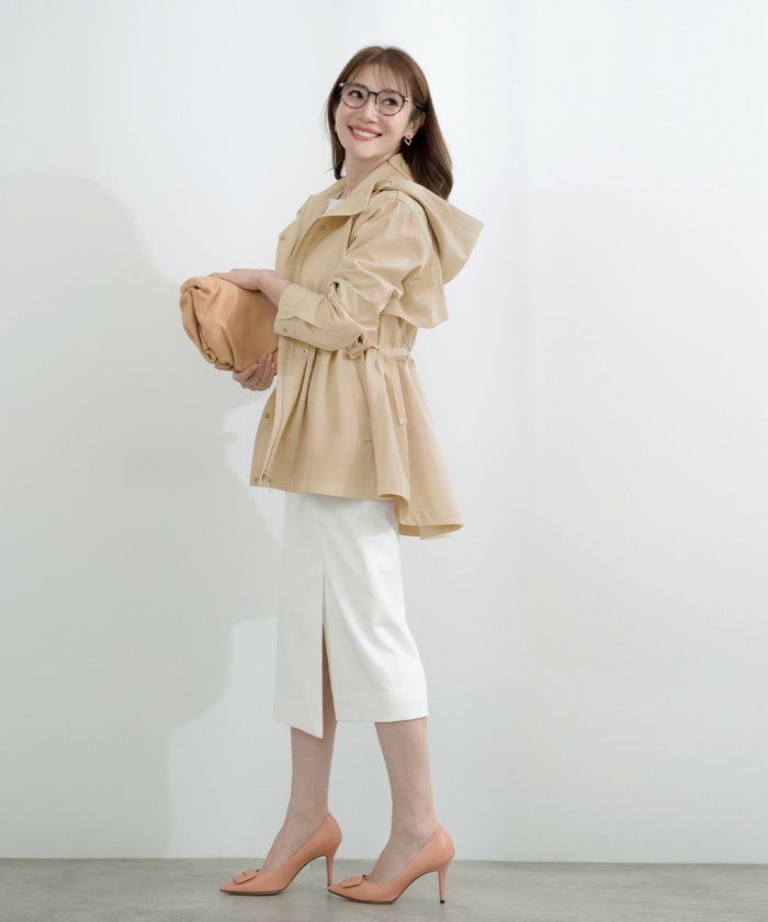 アウタージャケット羽織り秋春黒大人かわいいオフィスきれいめレディースおすすめ長袖ジョイントスペース