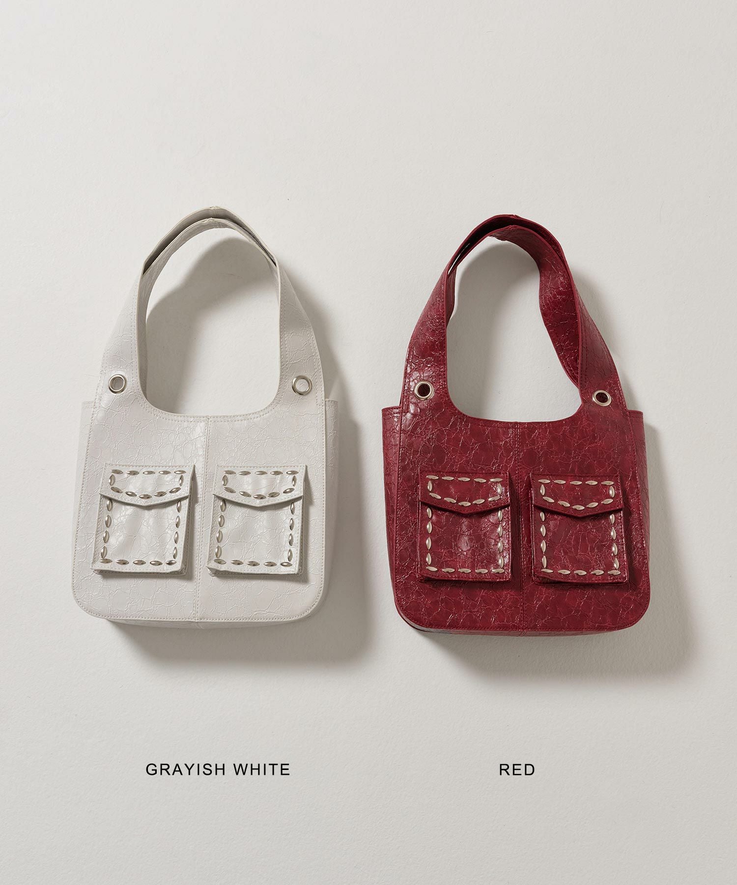 Special-Price-SALE スタッズ レザーバック TINA：JOJUN 全2色｜tnj932