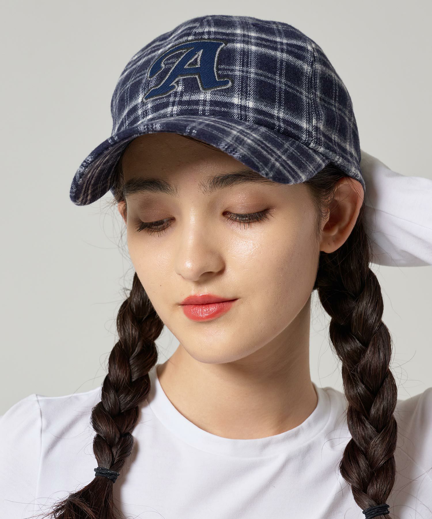 チェック柄 キャップ TINA：JOJUN 全3色｜tnj934-0941【4】 - キャップ