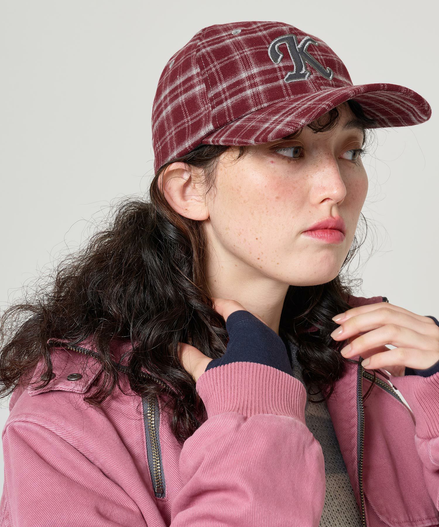 チェック柄 キャップ TINA：JOJUN 全3色｜tnj934-0941【4】 - キャップ