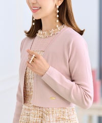 スカラップ ニット ボレロ 長袖 Prima Scherrer