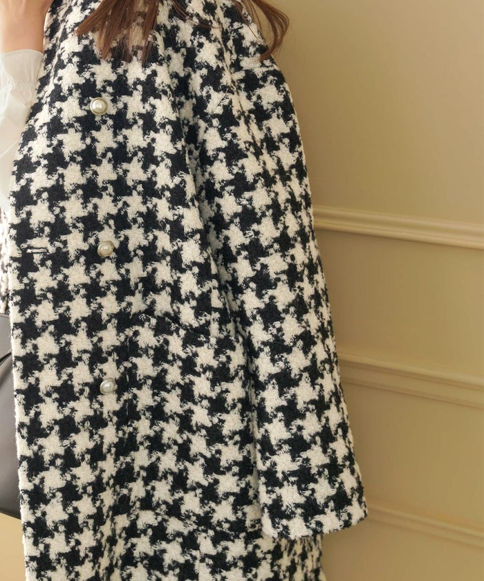 アウター コート レディース トップス かわいい 大人 きれいめ オフィス 入卒園 ピンク 柄 おしゃれ ジョイントスペース