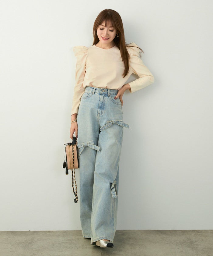 新色追加 手洗い可 トップス レディース オフィス かわいい 大人 きれいめ 白黒 ボーダー おすすめ 人気 ジョイントスペース