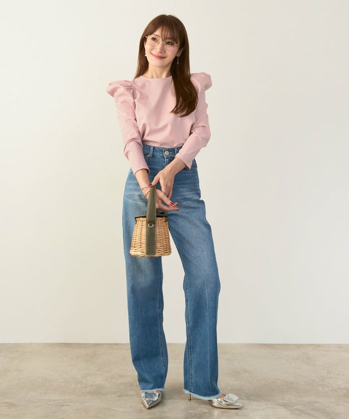 新色追加 手洗い可 トップス レディース オフィス かわいい 大人 きれいめ 白黒 ボーダー おすすめ 人気 ジョイントスペース