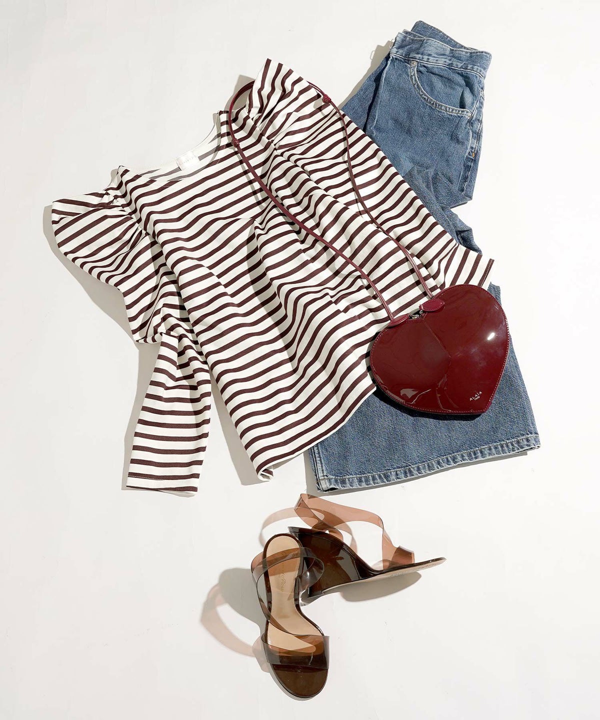 新色追加 手洗い可 トップス レディース オフィス かわいい 大人 きれいめ 白黒 ボーダー おすすめ 人気 ジョイントスペース