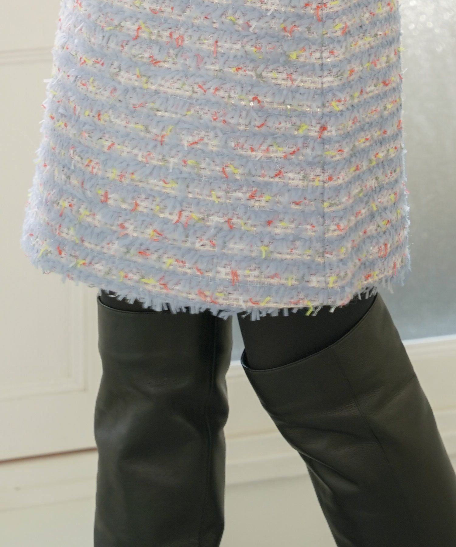 カラフルツイード ミニ スカート Liala×PG 全3色｜lpg641-2011【1