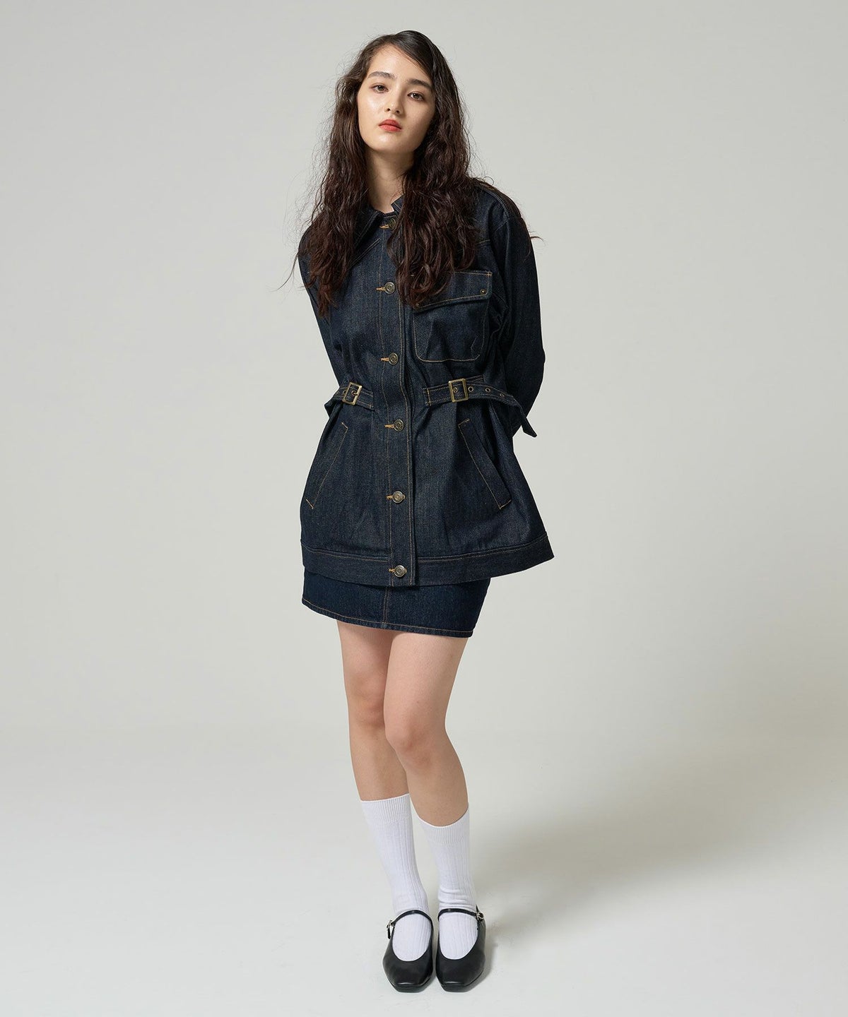 デニム/アウター/コート/オーバーサイズ