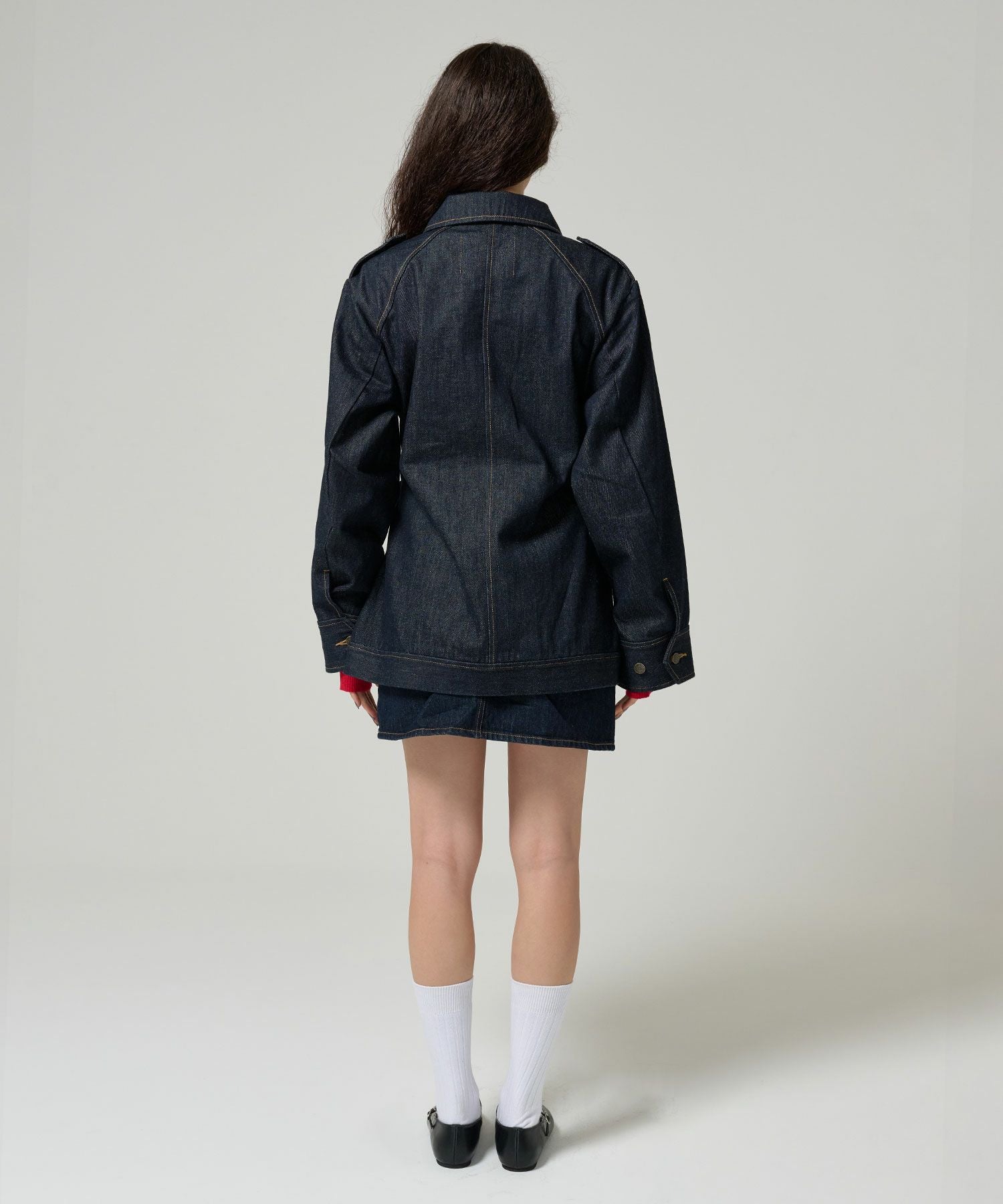 オーバーサイズ デニムコート TINA：JOJUN 全1色｜tnj131-0928【2