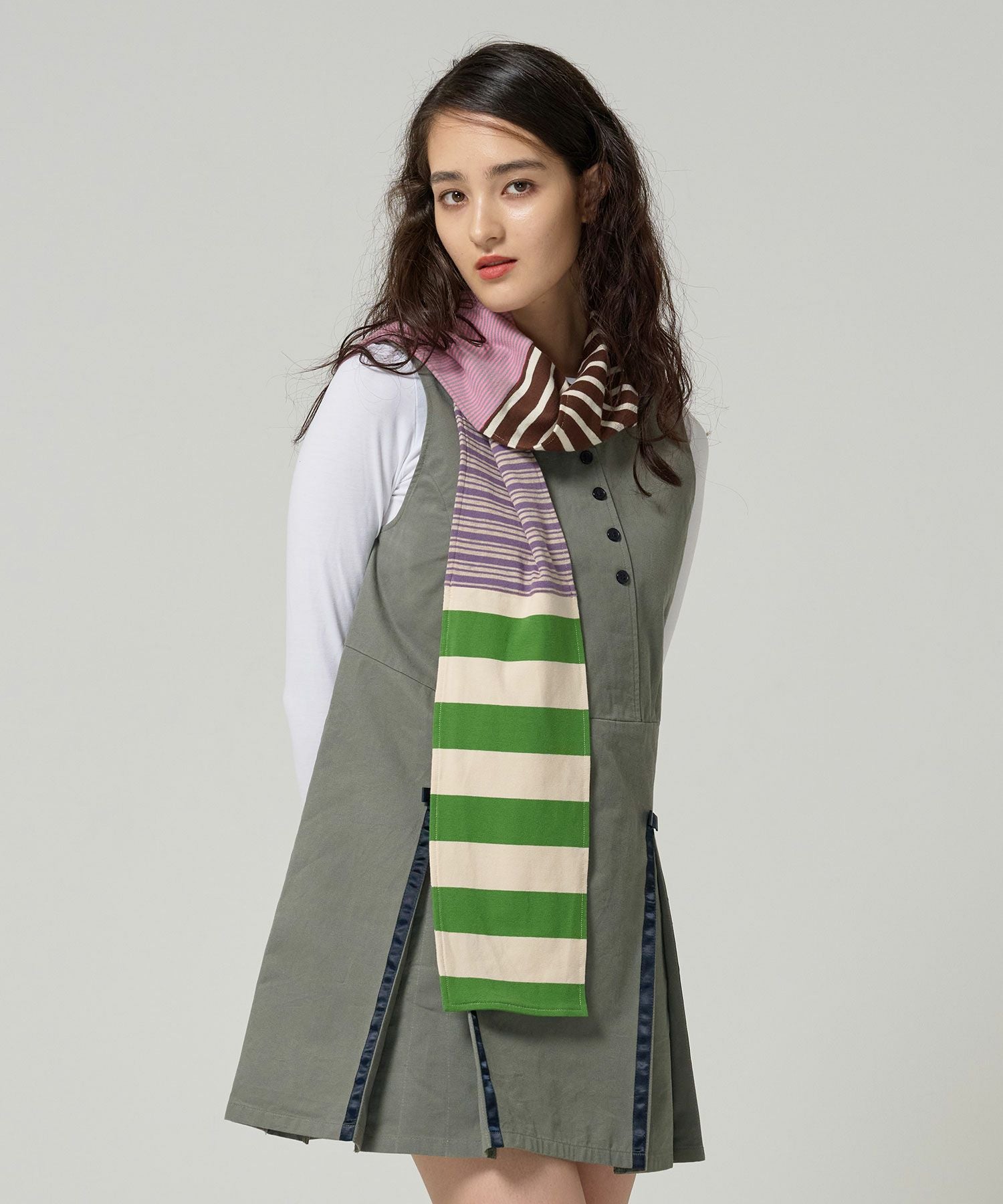 Special-Price-SALE カットソー ボーダーストール TINA：JOJUN 全2色