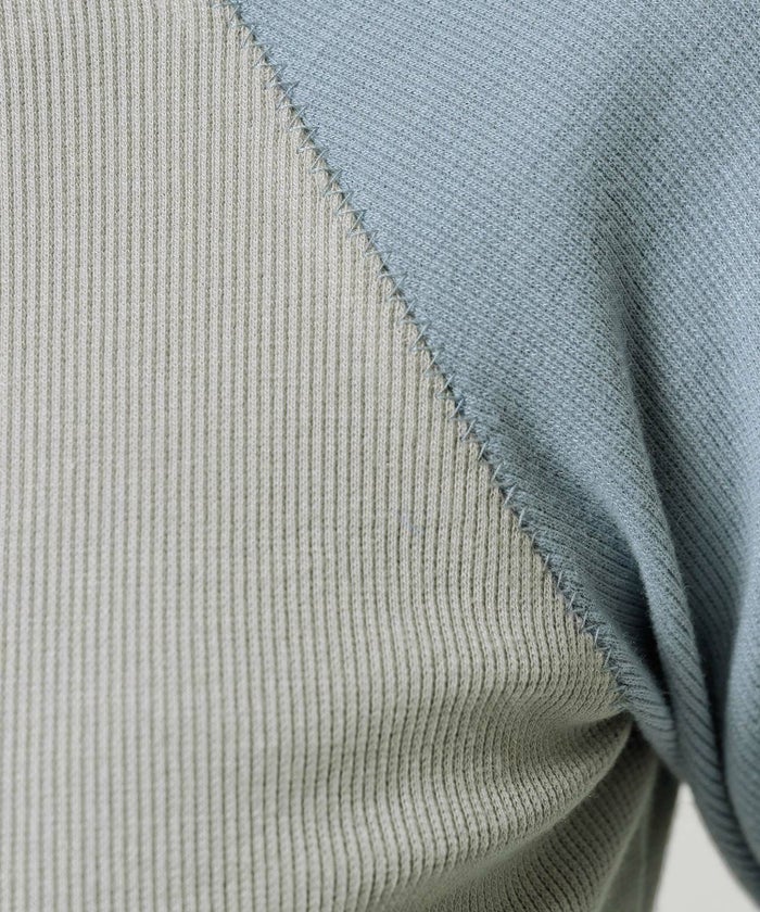 トップス/リブ/ラグラン/コンパクト