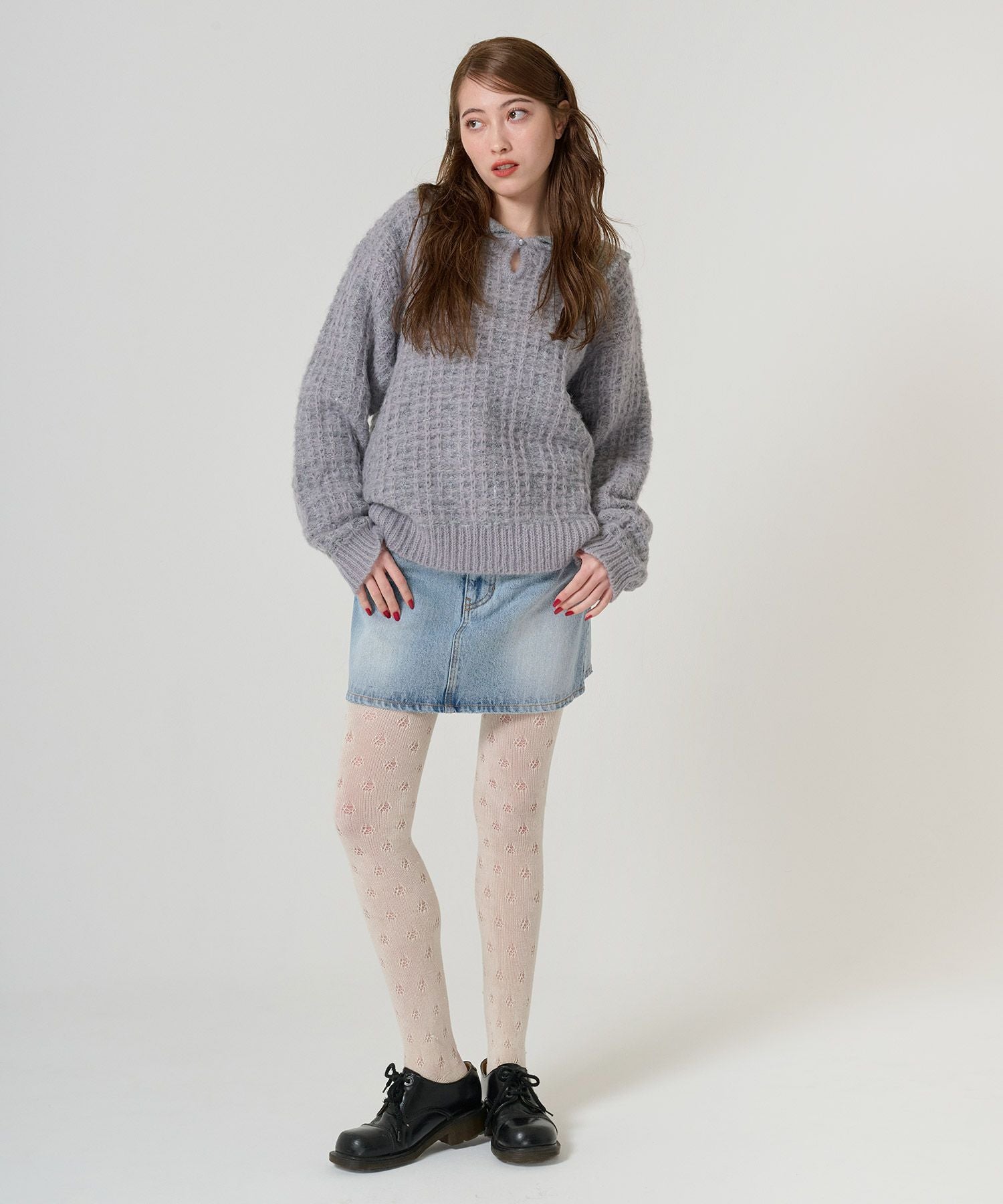 ミニ丈 デニムスカート TINA：JOJUN 全3色｜tnj631-0929【5】 - ミニ