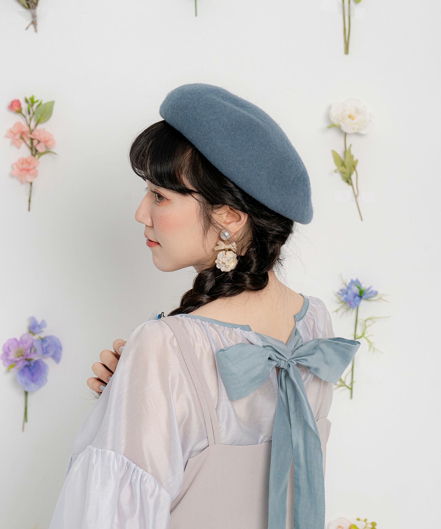 コロンメルトン ベレー帽 miolite 全2色｜mio974-0095【1】 - 帽子