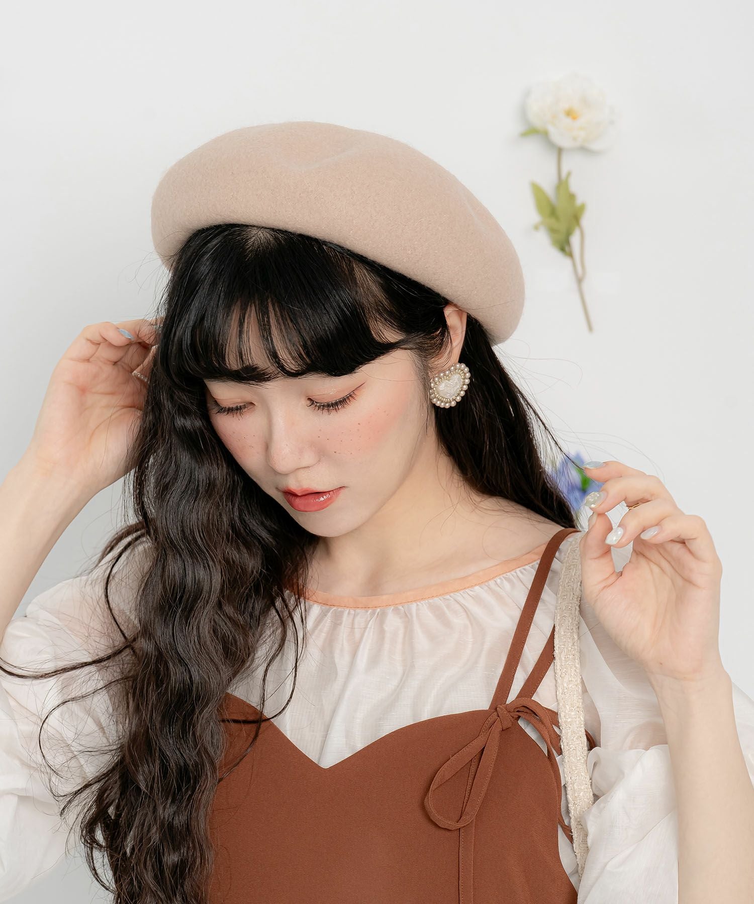 コロンメルトン ベレー帽 miolite 全2色｜mio974-0095【1】 - 帽子