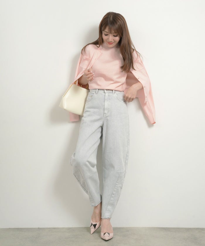 手洗い可 ニット トップス レディース ファッション ハイゲージ オフィス きれいめ アウター 羽織り 黒 ジョイントスペース