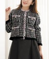 手洗い可 カーディガン レディース 秋冬 ショート丈 オフィス 青 色 厚手 おしゃれ ジョイントスペース