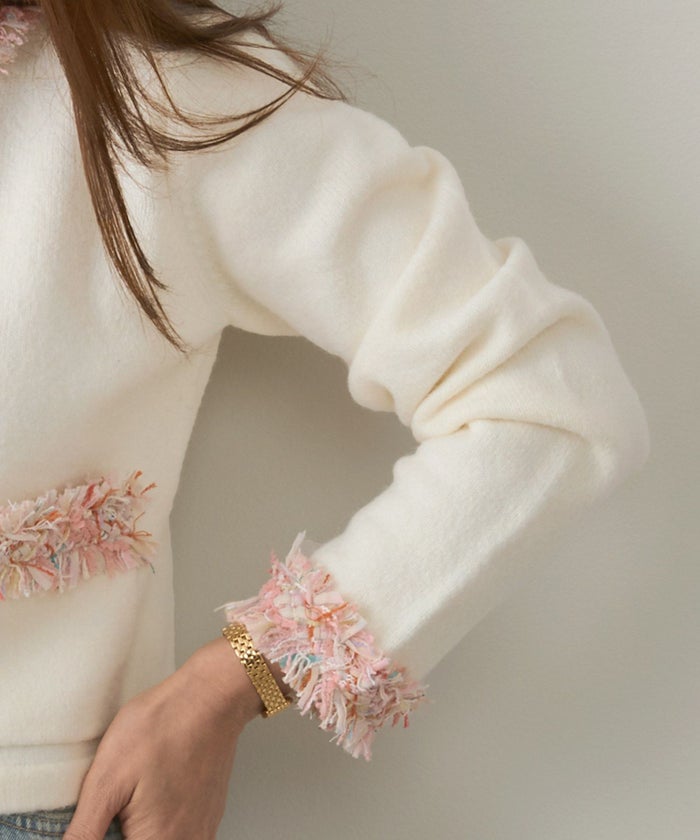 手洗い可 ニット カーディガン 秋春冬 可愛い 長袖 色 オフィス きれいめ 大人 ふわふわ ジョイントスペース