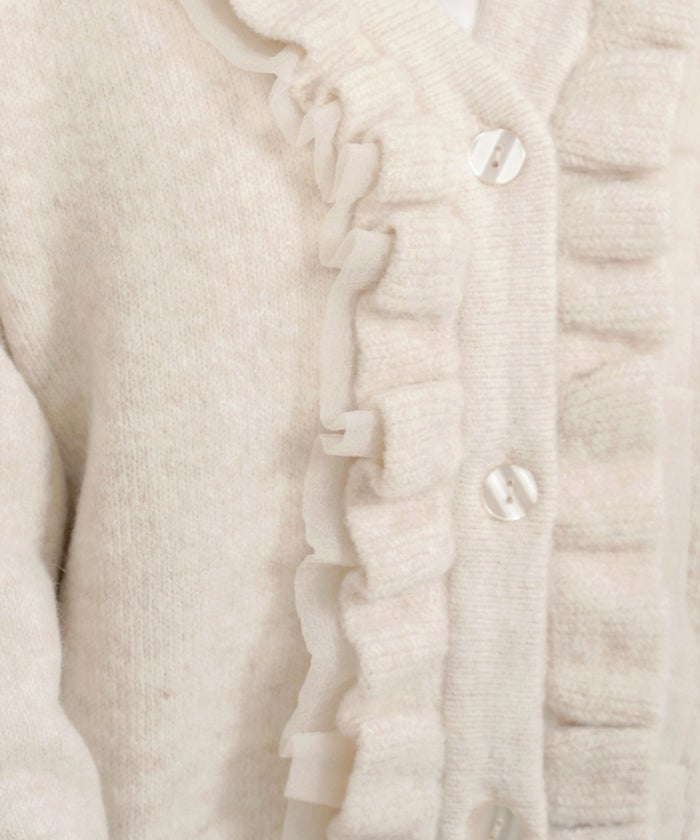 手洗い可 ニット トップス レディース カーディガン きれいめ 大人 かわいい オフィス 黒 グレー ジョイントスペース