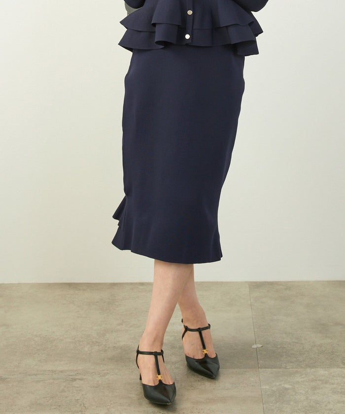 新色追加手洗い可タイトスカートポリエステル100%ニットトップスレディースかわいいオフィスきれいめセットアップ対応秋冬春ジョイントスペース