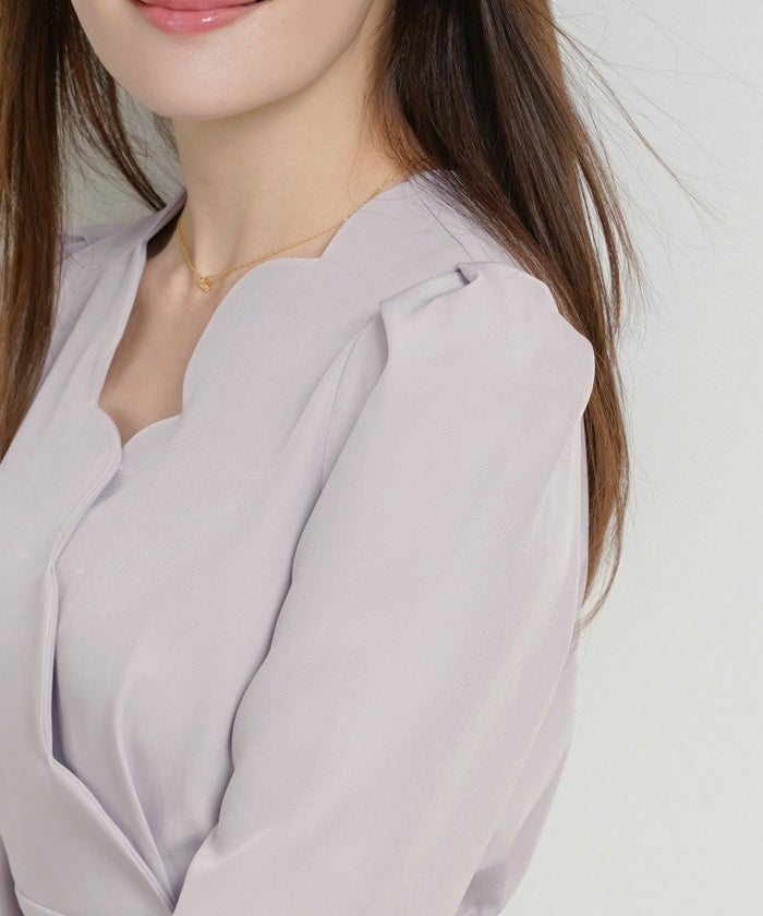 手洗い可 ワンピース レディース きれいめ かわいい オフィス 大人 黒 春秋 ママ ジョイントスペース