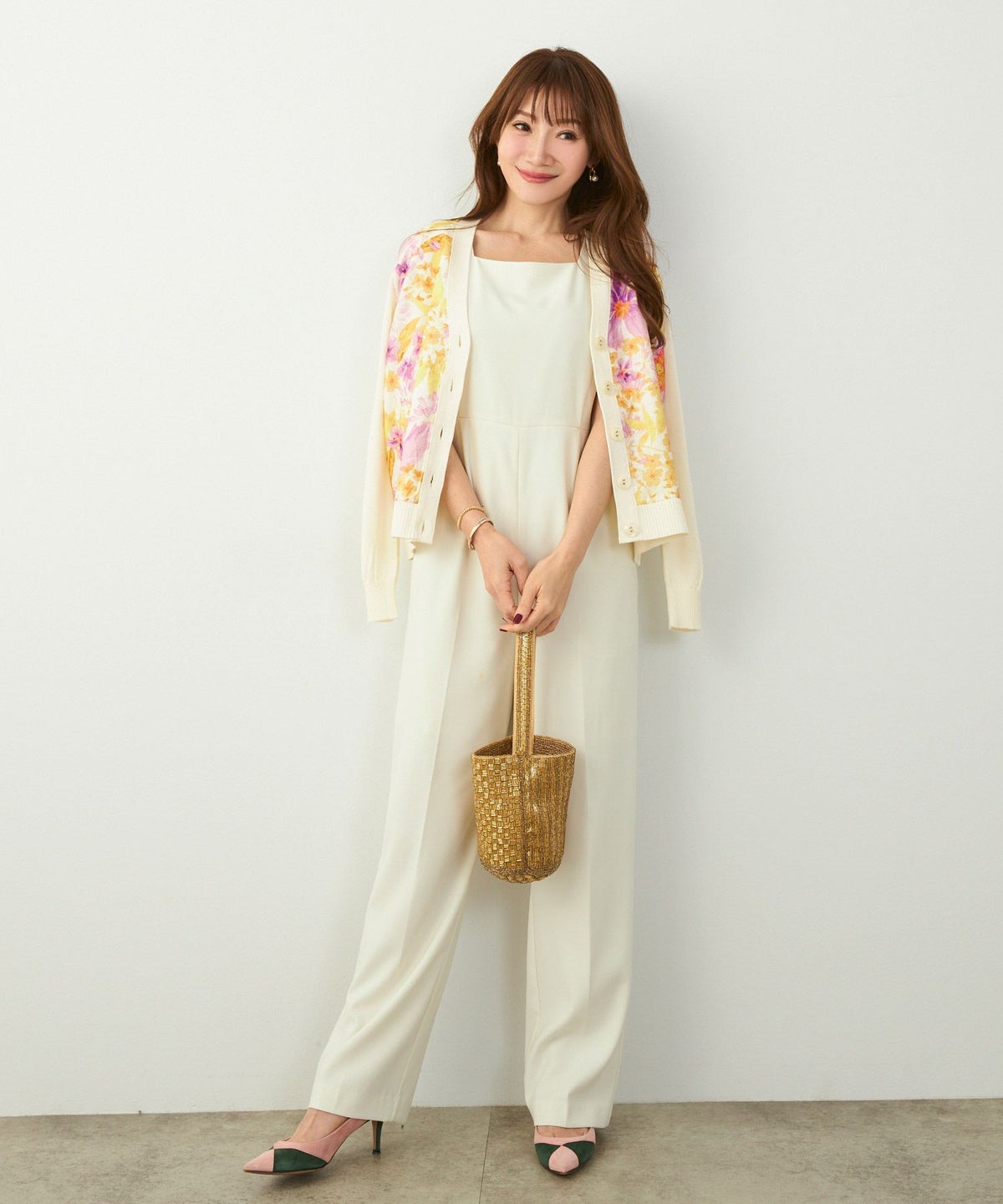 手洗い可レディースオフィスきれいめフォーマル白黒紺かわいいオールインワンエレガントおしゃれジョイントスペース