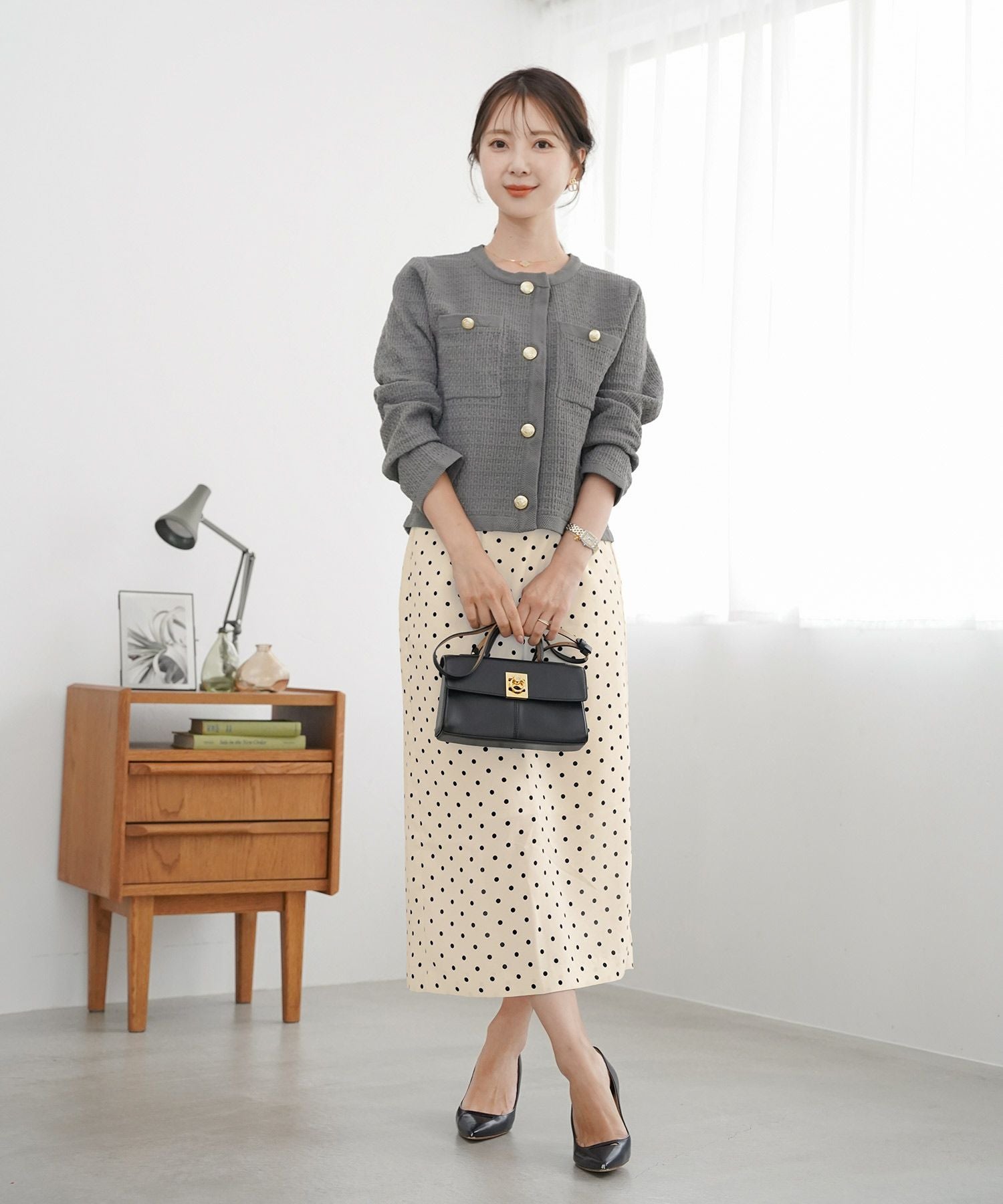 EarlyAutumn-SALE アソート柄 ニット ジャケット le reve vaniller 全6
