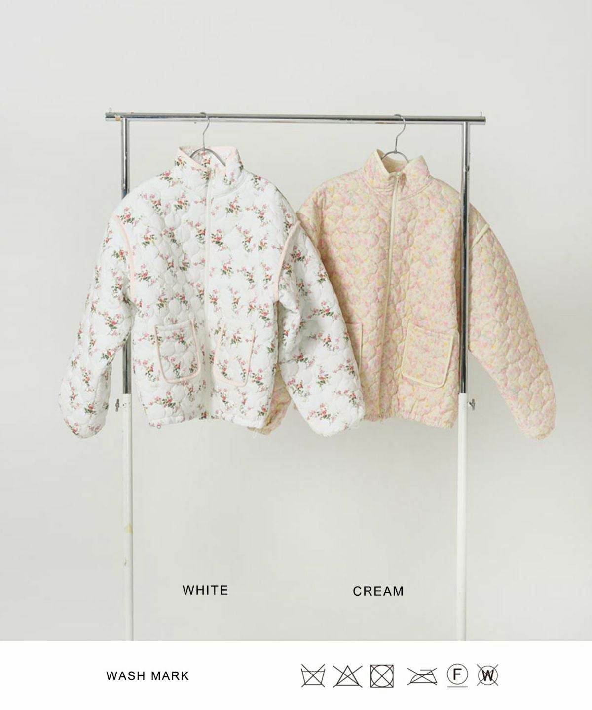 Special-Price-SALE 花柄 キルティングコート TINA：JOJUN 全2色