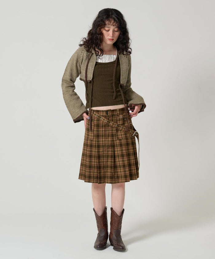 トップス/レイヤード風/カットソー/レイヤード風 ニットソー TINA：JOJUN