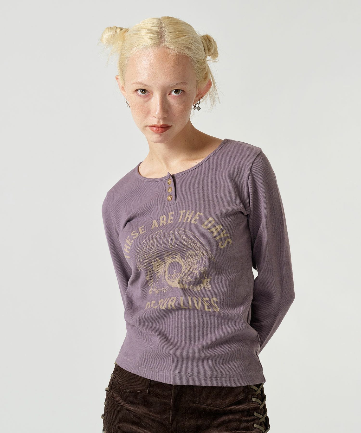 QUEEN ヘンリーネックTシャツ TINA：JOJUN 全2色｜tnj541-0940【4