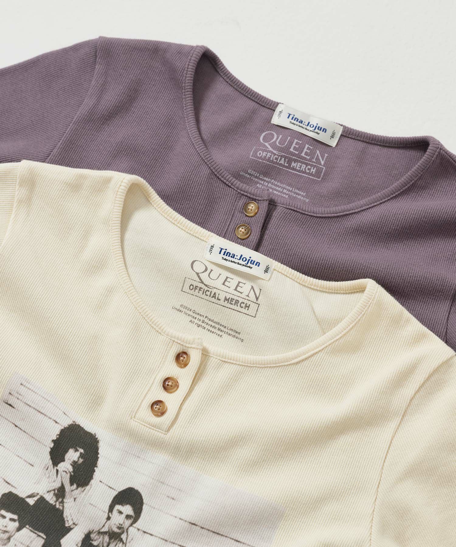 QUEEN ヘンリーネックTシャツ TINA：JOJUN 全2色｜tnj541-0940【4