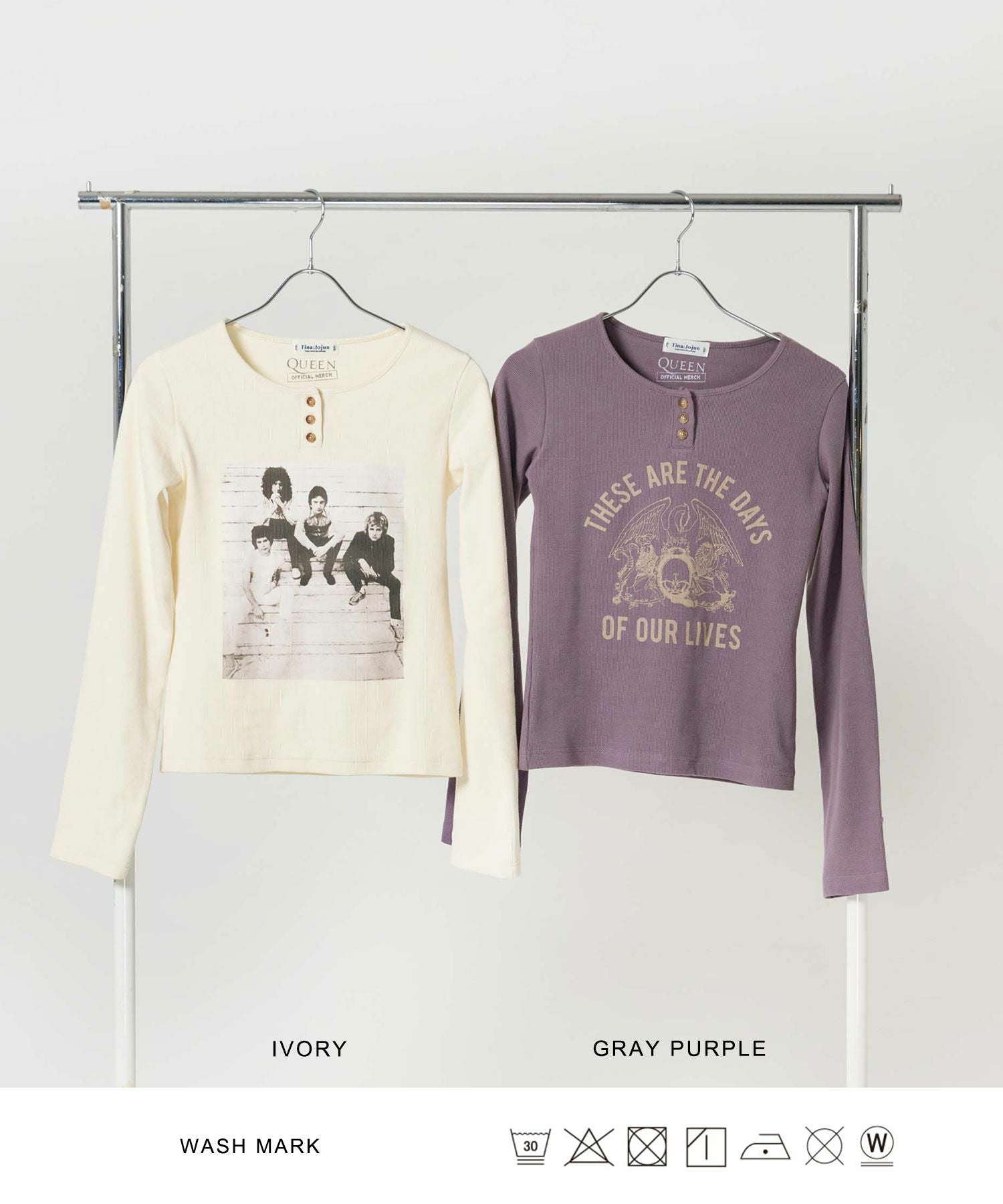 QUEEN ヘンリーネックTシャツ TINA：JOJUN 全2色｜tnj541-0940【4