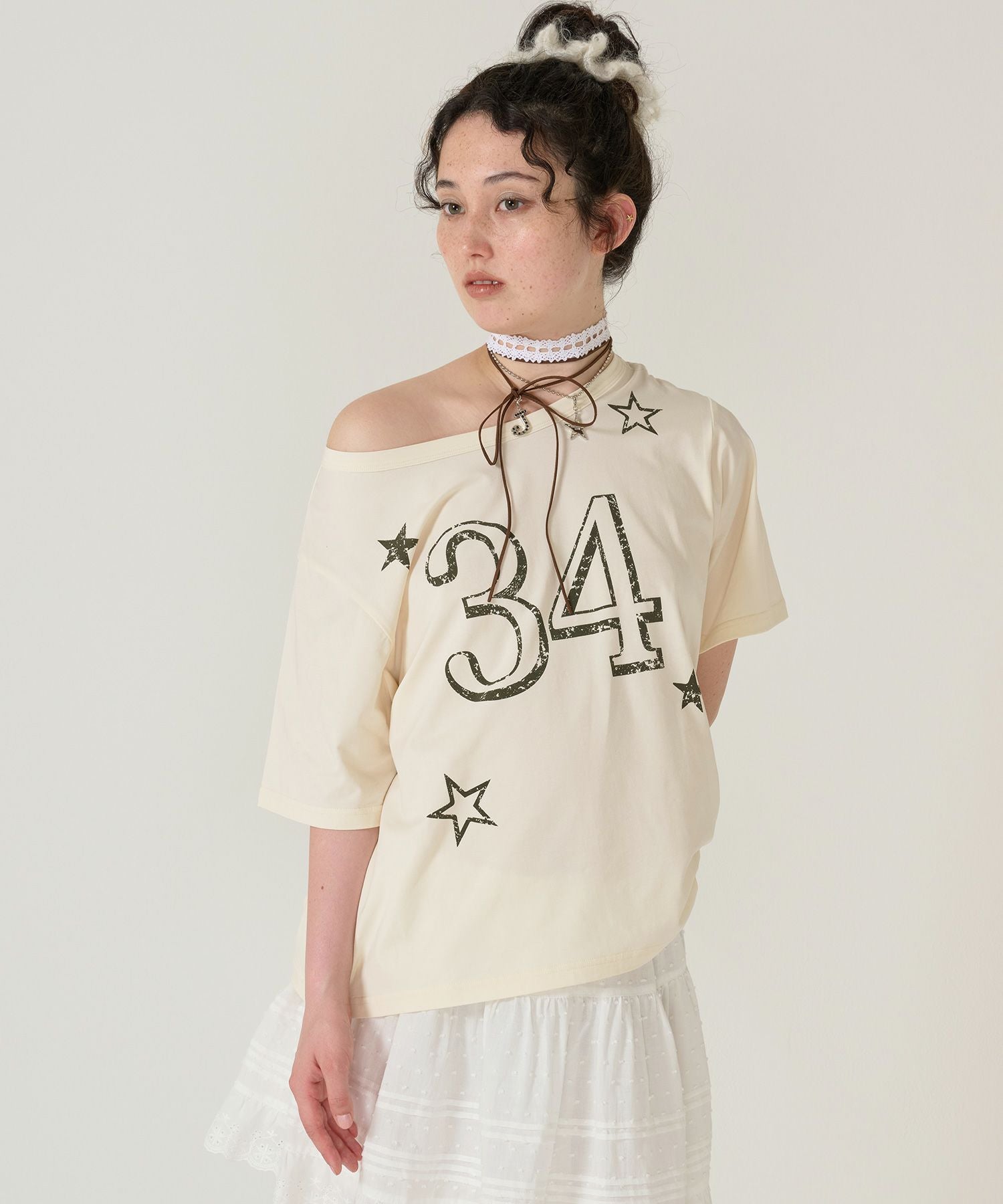 チャーム付き マルチネックレス TINA：JOJUN 全1色｜tnj945-0938【14