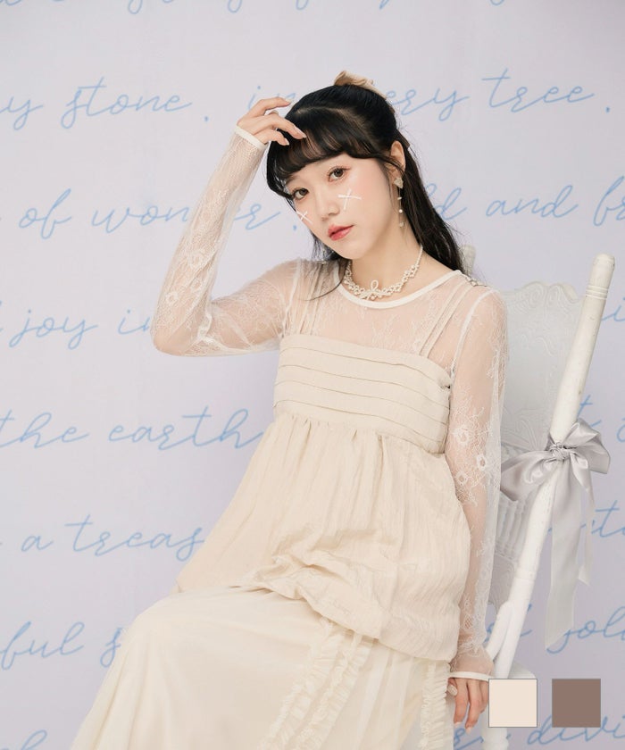 ギャザー シャーリング フリル キャミ タック デザイン バルーン ヘム ビスチェ miolite