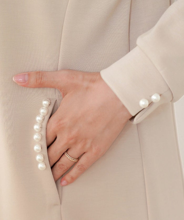 レディース/ワンピース/カットソー/カットワンピース/パーカーワンピース/パーカー/フード/カジュアル/あったか/伸縮/マタニティ/ワンマイルウェア/帰省/ピンクベージュ/ブラウン/ネイビー/上品/エレガント/フェミニン/パール/リラックス/新色/コーラルピンク/ブラック