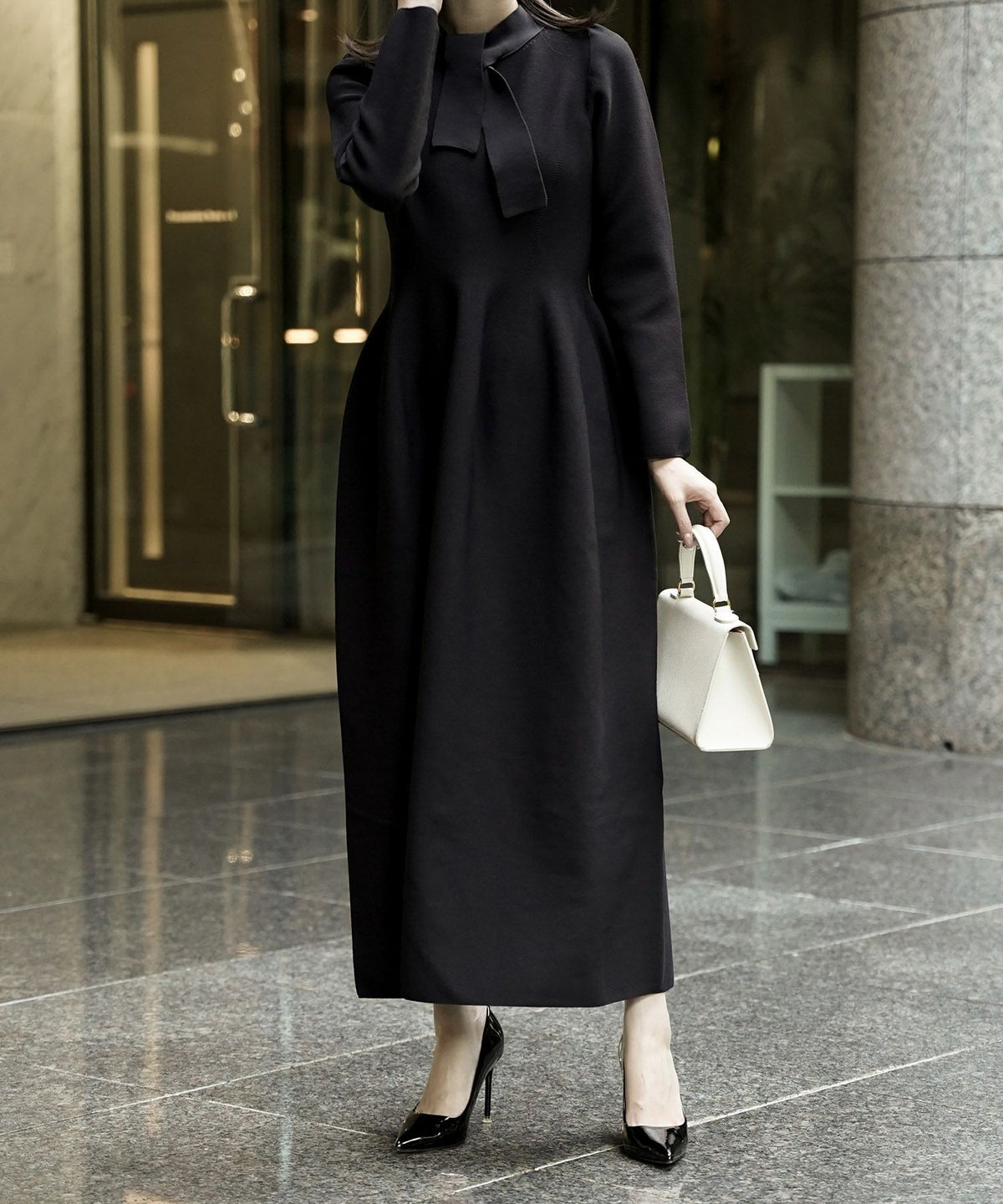 デイリー フレア ストレスフリー 秋冬 オケージョン/チャコールグレー/ブラウン/ブラック/S/M