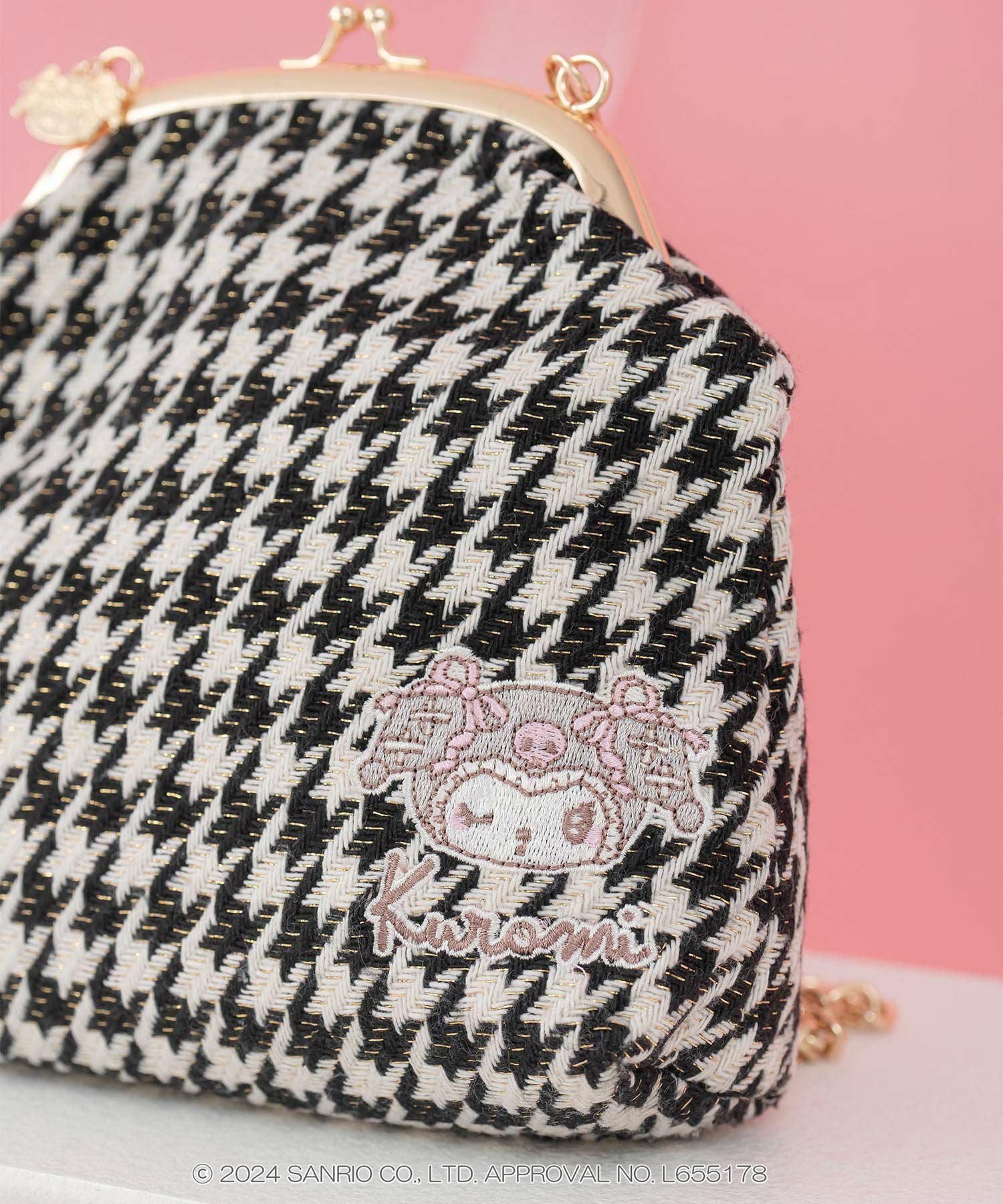 SALE サンリオキャラクターズ コラボ 刺繍がま口 チェーンバッグ
