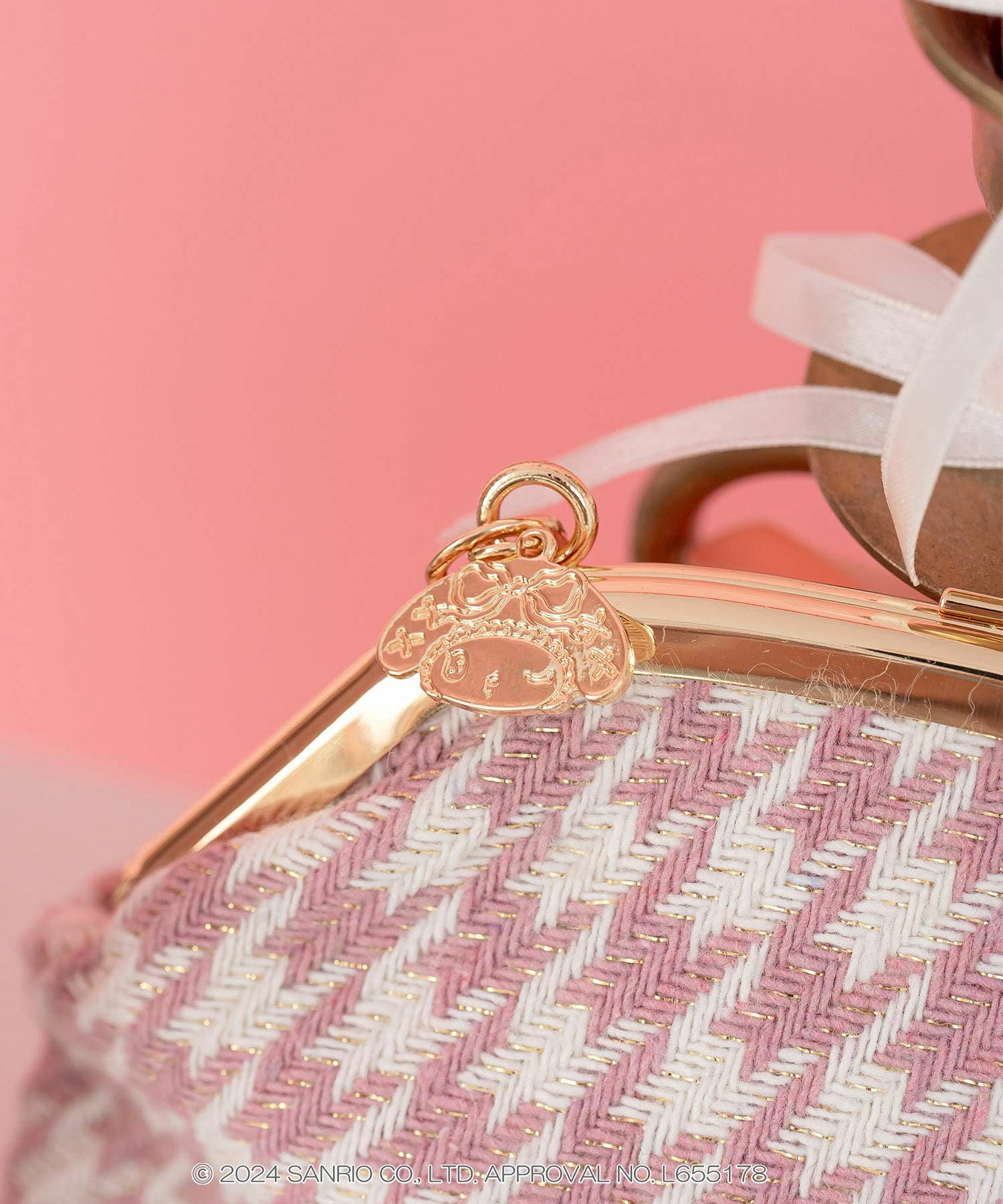 サンリオキャラクターズ コラボ 刺繍がま口 チェーンバッグ miolite 全