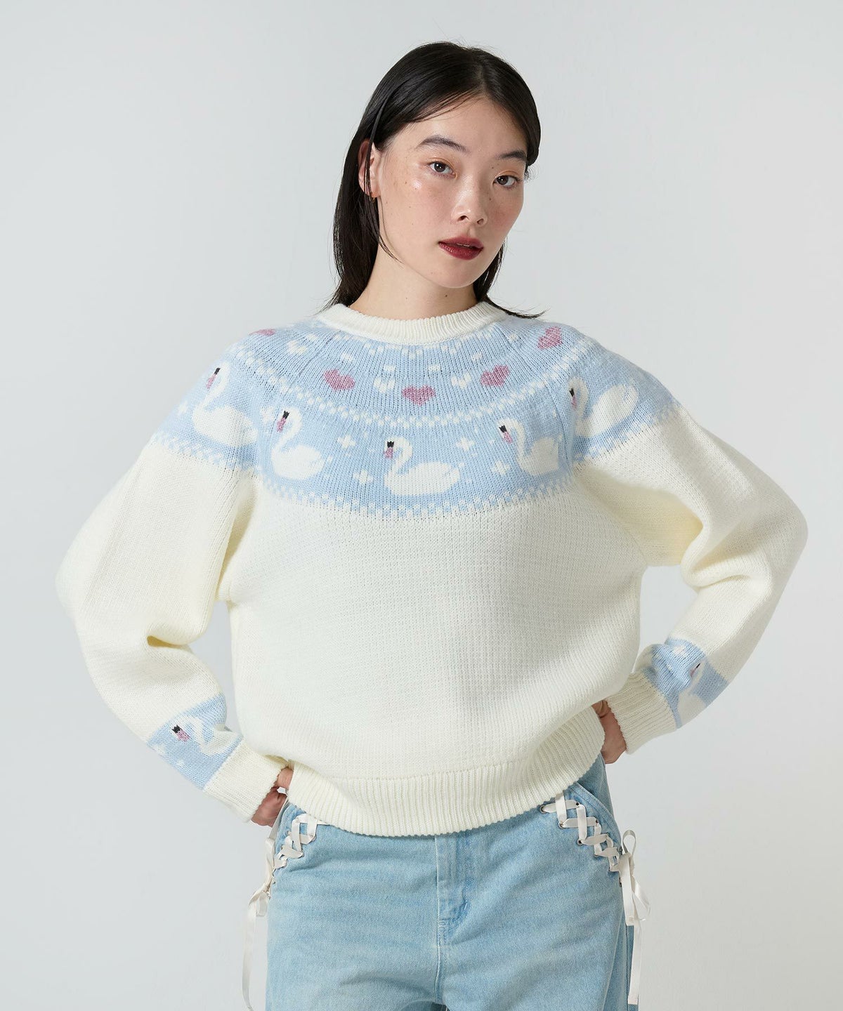 ニット/ノルディック/アニマル柄