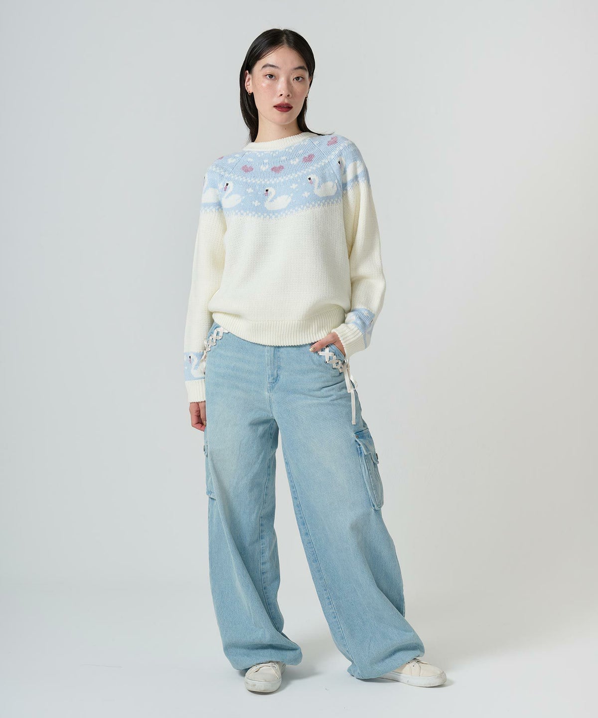 ニット/ノルディック/アニマル柄