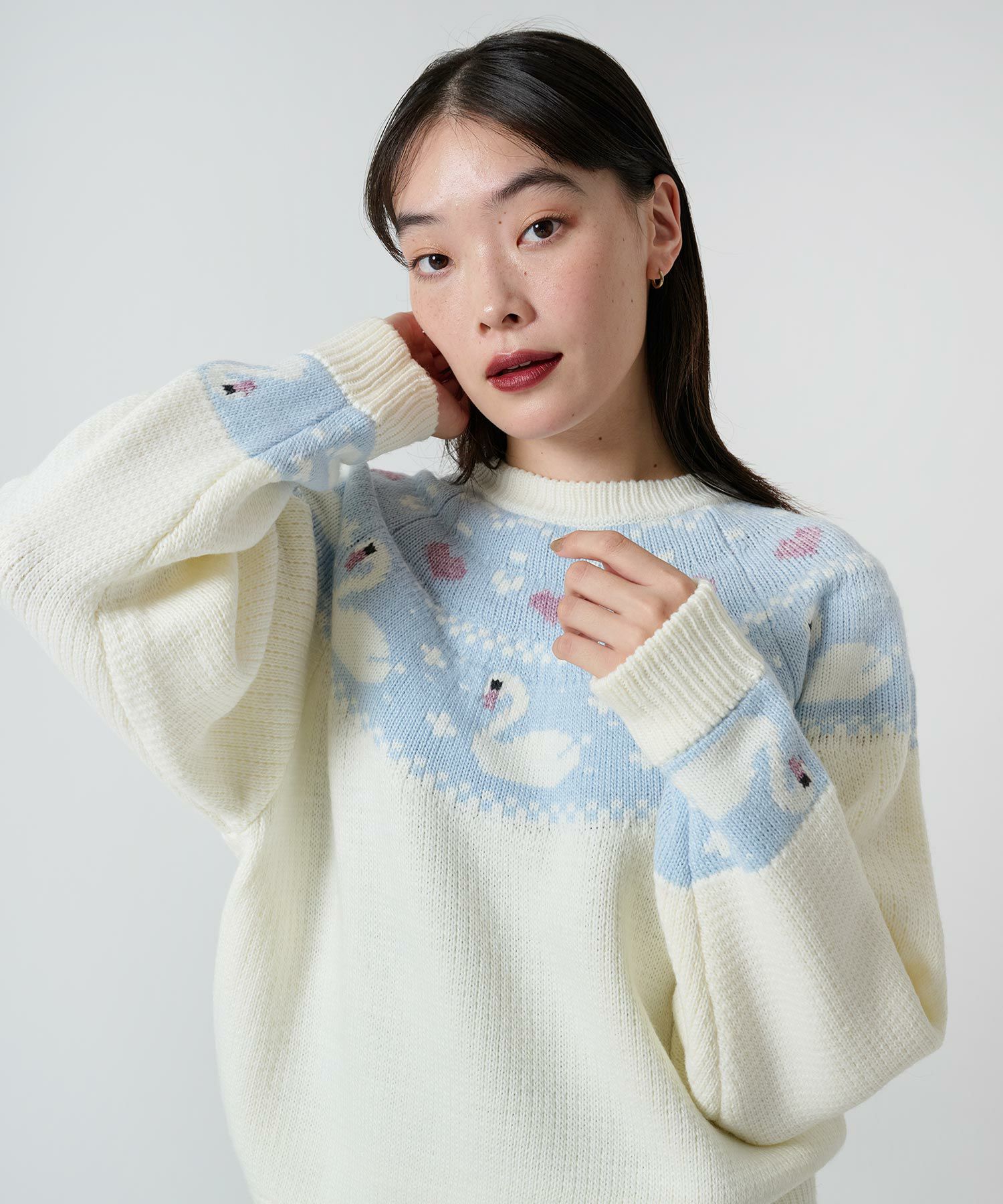 アニマル ノルディックニットプルオーバー TINA：JOJUN 全2色｜tnj441