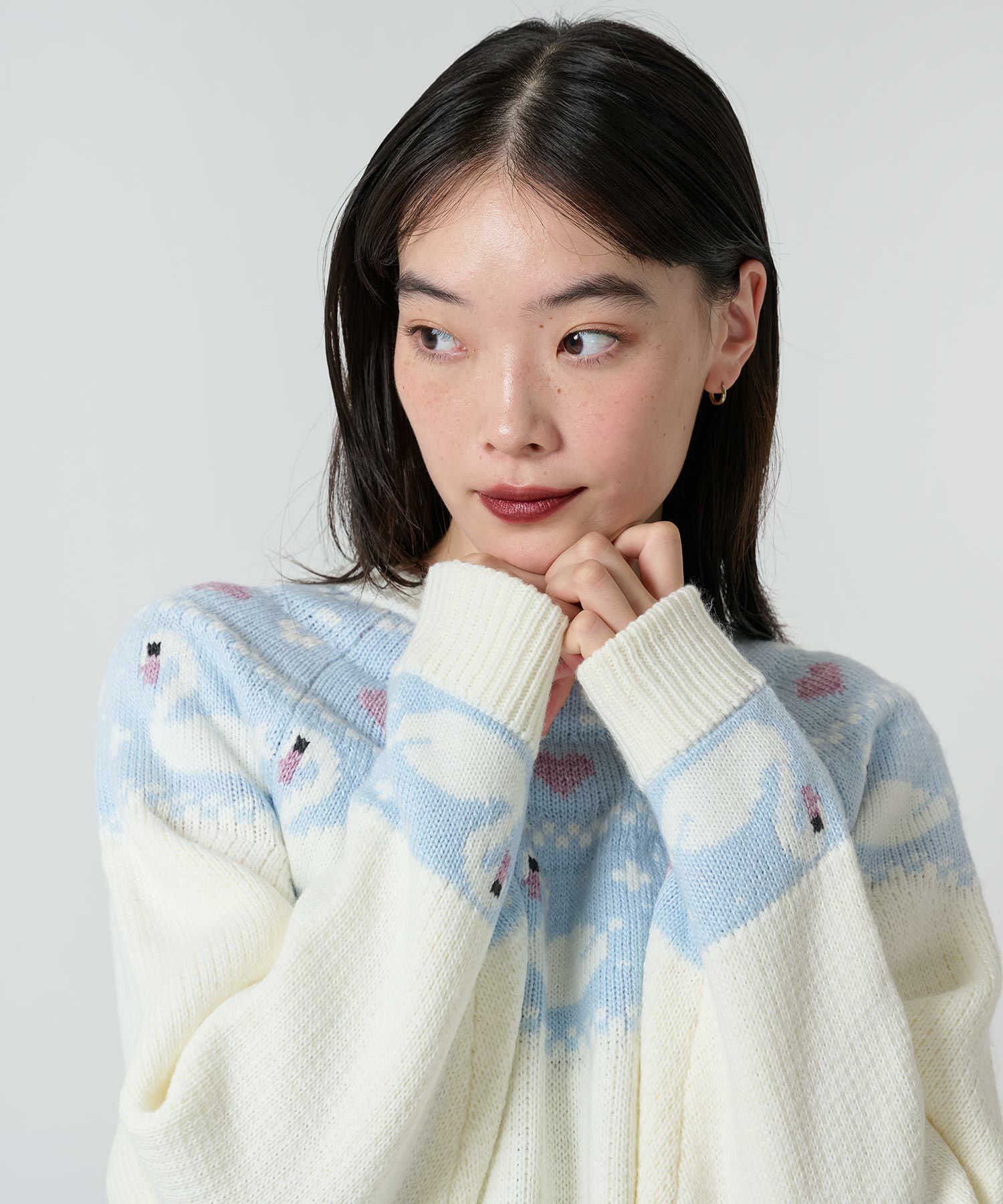 アニマル ノルディックニットプルオーバー TINA：JOJUN 全2色｜tnj441