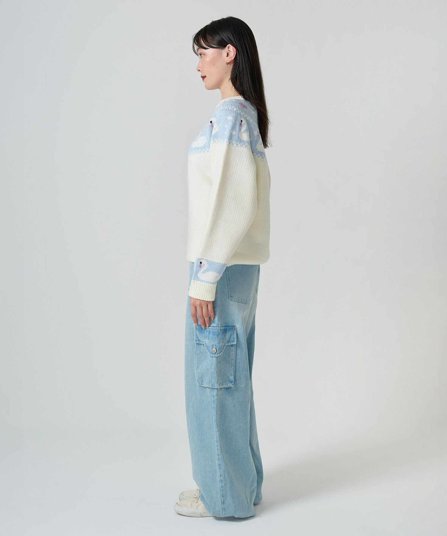 アニマル ノルディックニットプルオーバー TINA：JOJUN 全2色｜tnj441