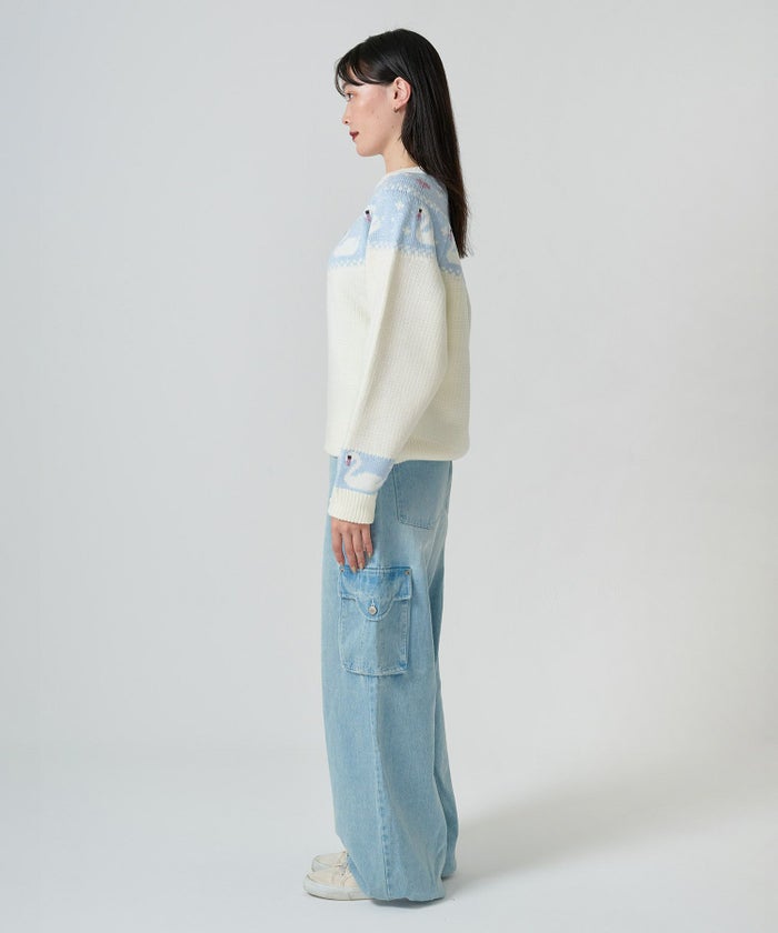 ニット/ノルディック/アニマル柄