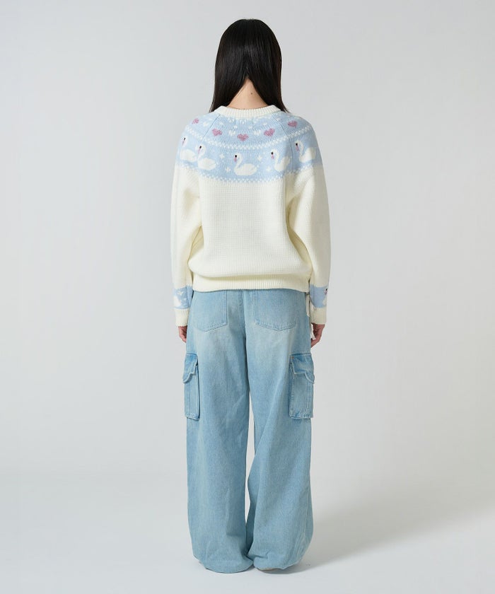 ニット/ノルディック/アニマル柄