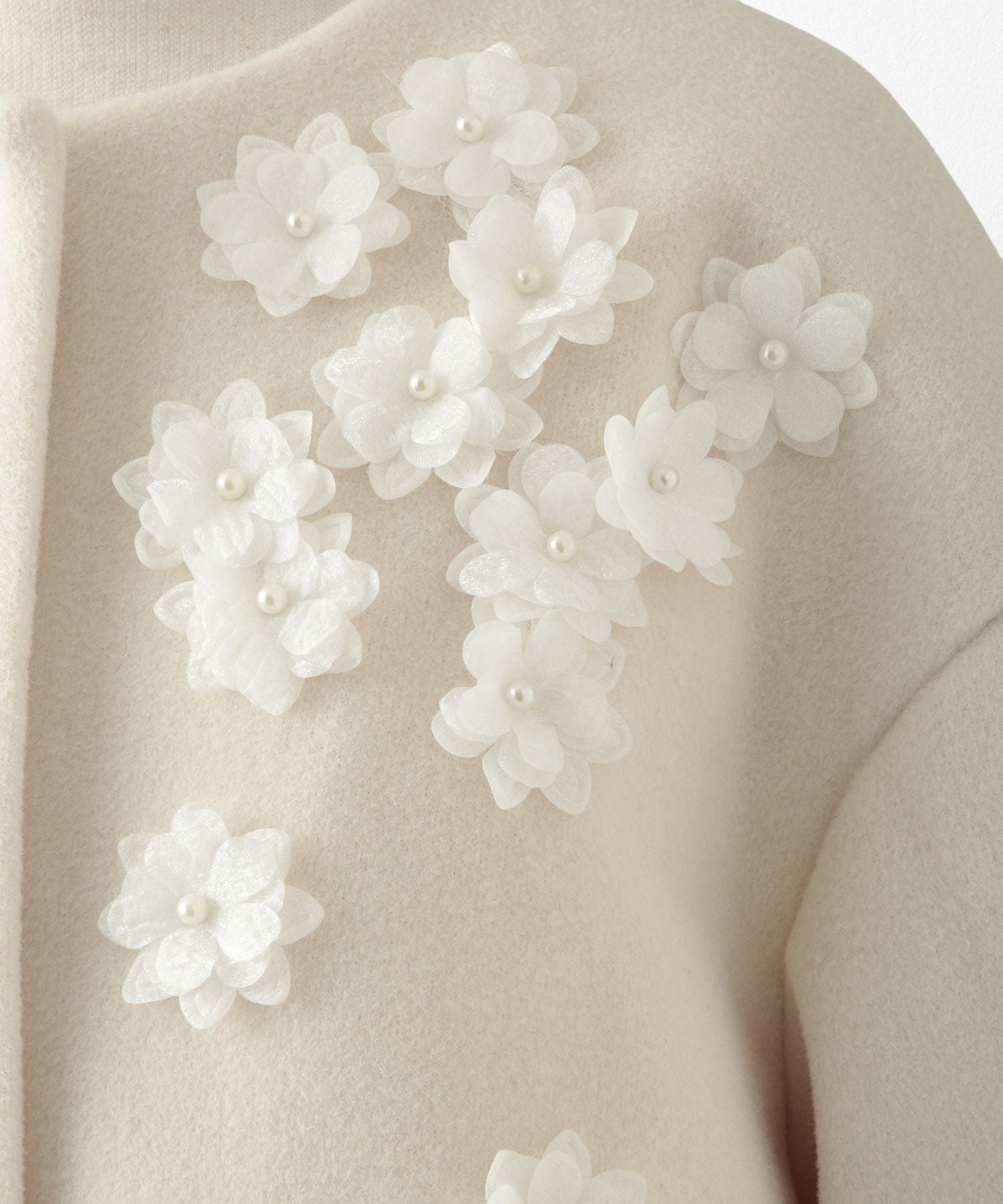 フラワーモチーフ コート HUIT 全2色｜hit141-0184【2】 - コート商品