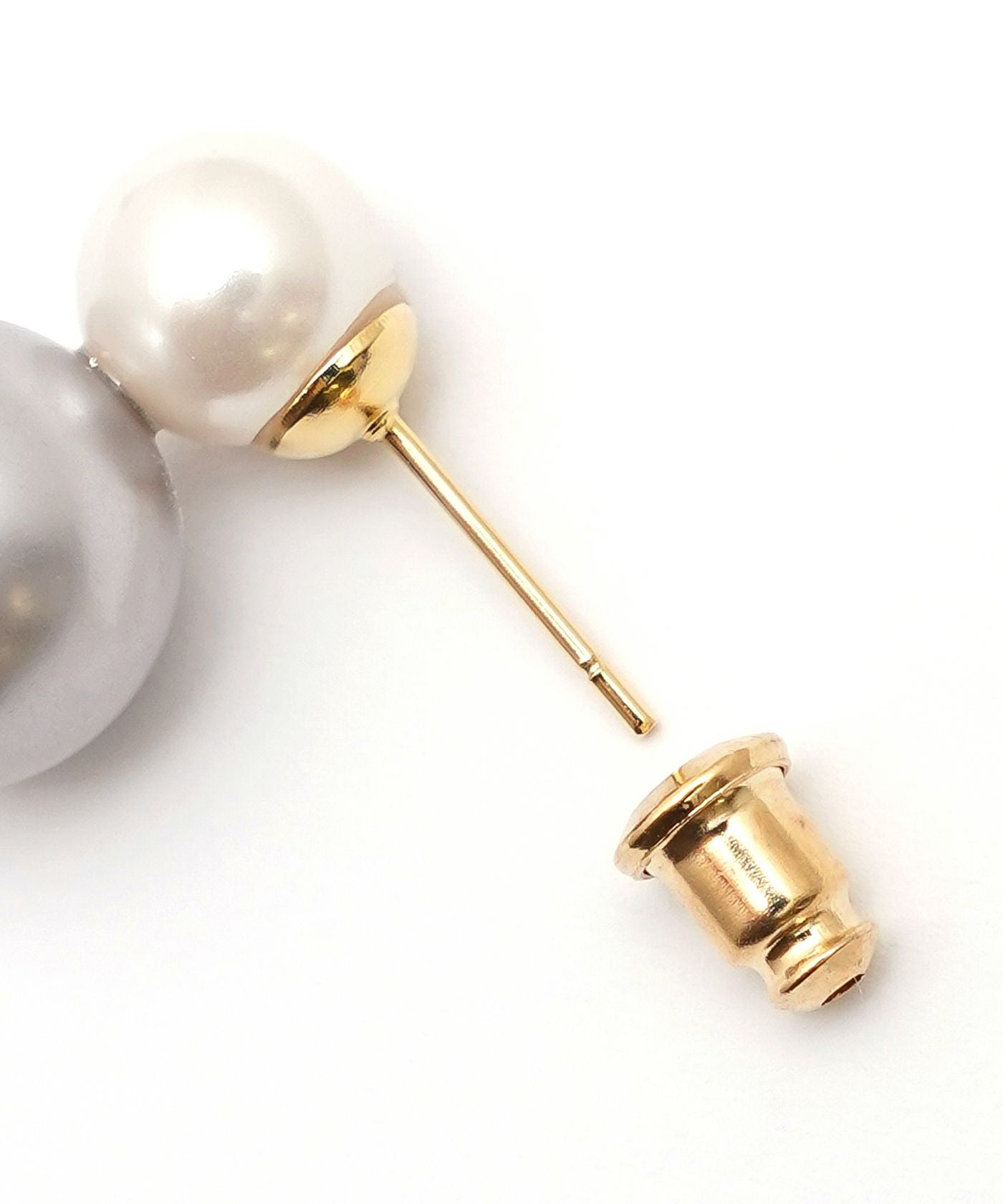バイカラー パール ピアス Bicolor Pearl Pierce （Liala） 全1種
