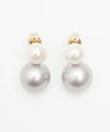 バイカラー パール ピアス Bicolor Pearl Pierce