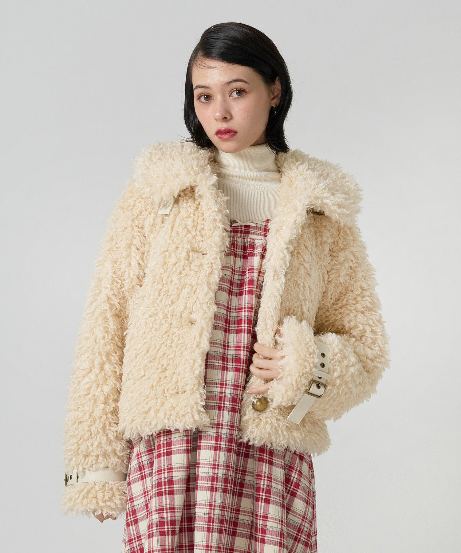 フェイクファー コート TINA：JOJUN 全2色｜tnj141-0949【2】 - コート