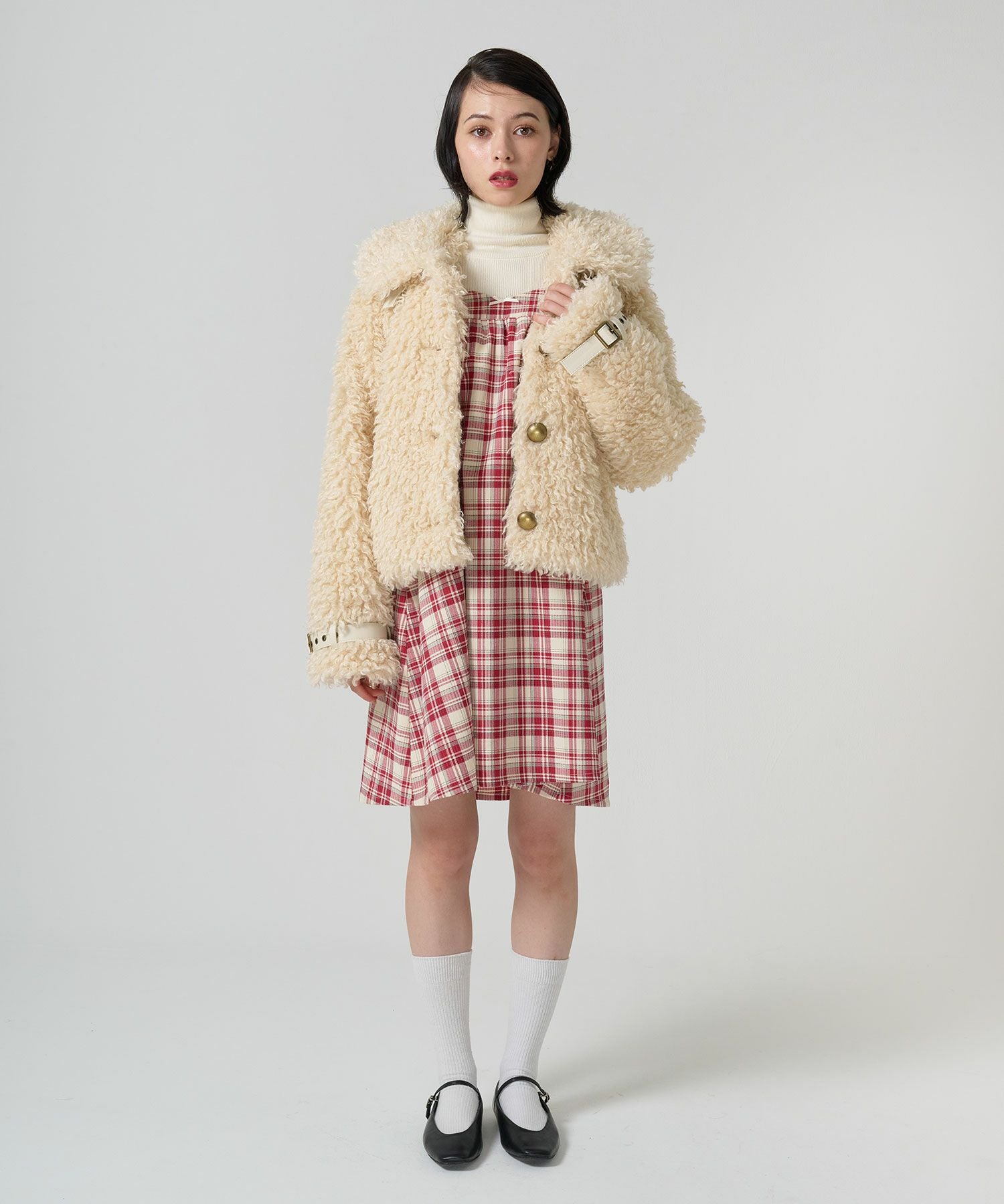 フェイクファー コート TINA：JOJUN 全2色｜tnj141-0949【2】 - コート