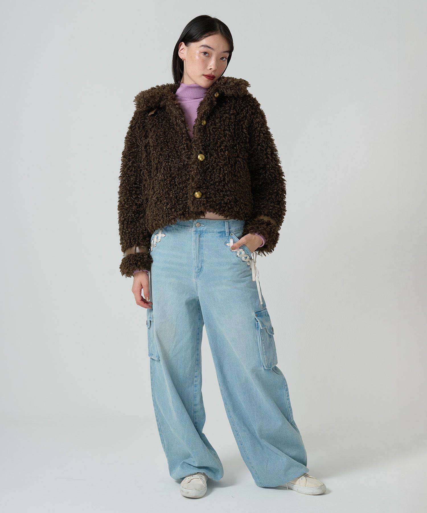 フェイクファー コート TINA：JOJUN 全2色｜tnj141-0949【2】 - コート